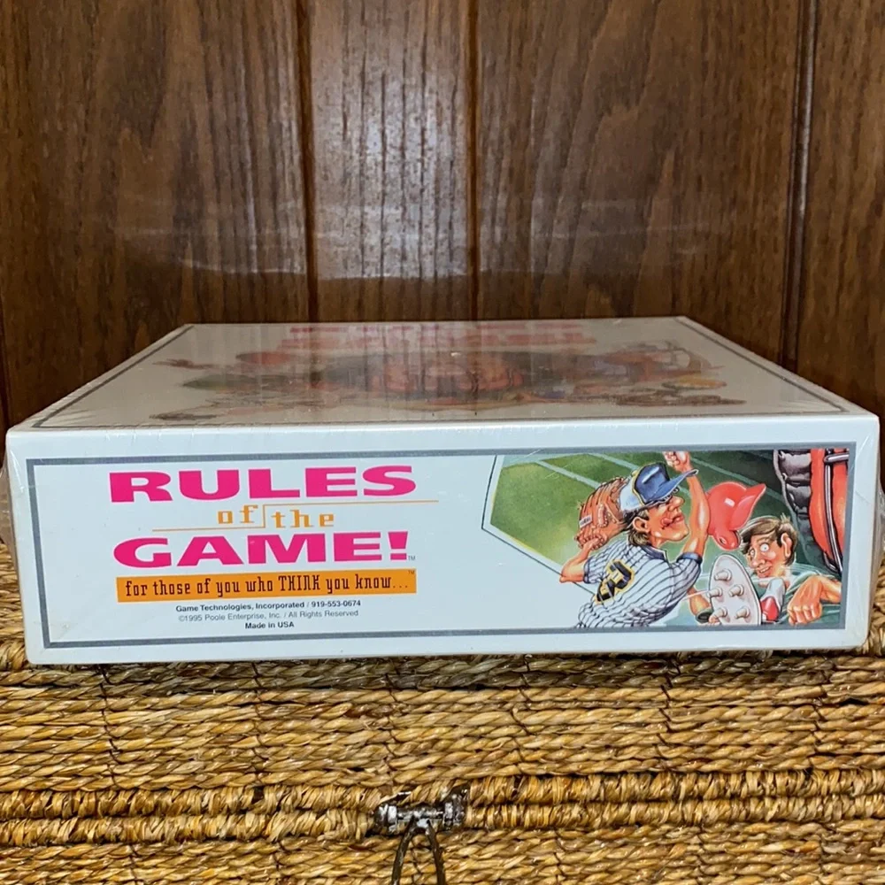 Vintage Board Game, Rules of the Game by Game Technologies Inc., 1995# NWT
